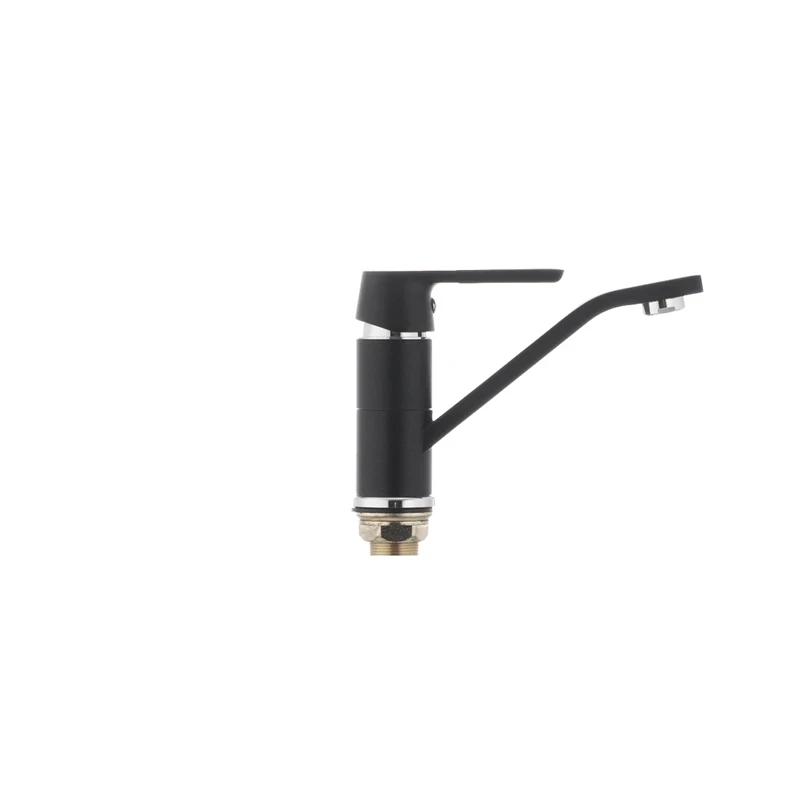 Змішувач для умивальника Mixxus Premium TIGER 555 (виливши 15 см) чорний (MI0568)