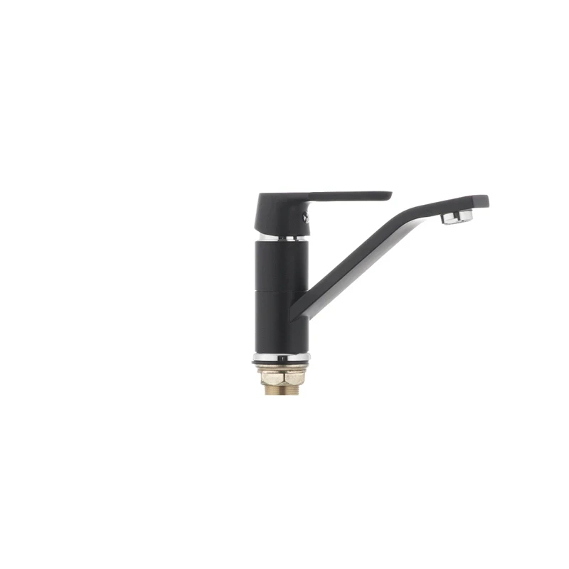 Змішувач для умивальника Mixxus Premium TIGER 555 (виливши 15 см) чорний (MI0568)