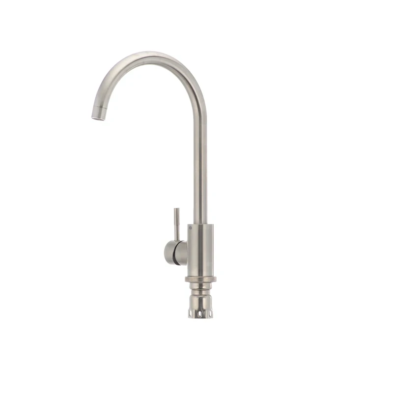 Смеситель для кухни из нерж. стали SUS304 Mixxus SUS-011 (SS0001)