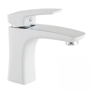 Смеситель для умывальника Mixxus Premium Patrick 001 гайка (White) (MI5853)