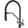 Смеситель для кухни Mixxus Premium Magnet 021 GRAPHITE REFL.BLACK (MI6975)