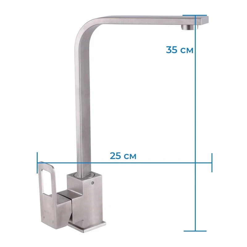 Кухонный смеситель Mixxus FIT 011 (SS2819)