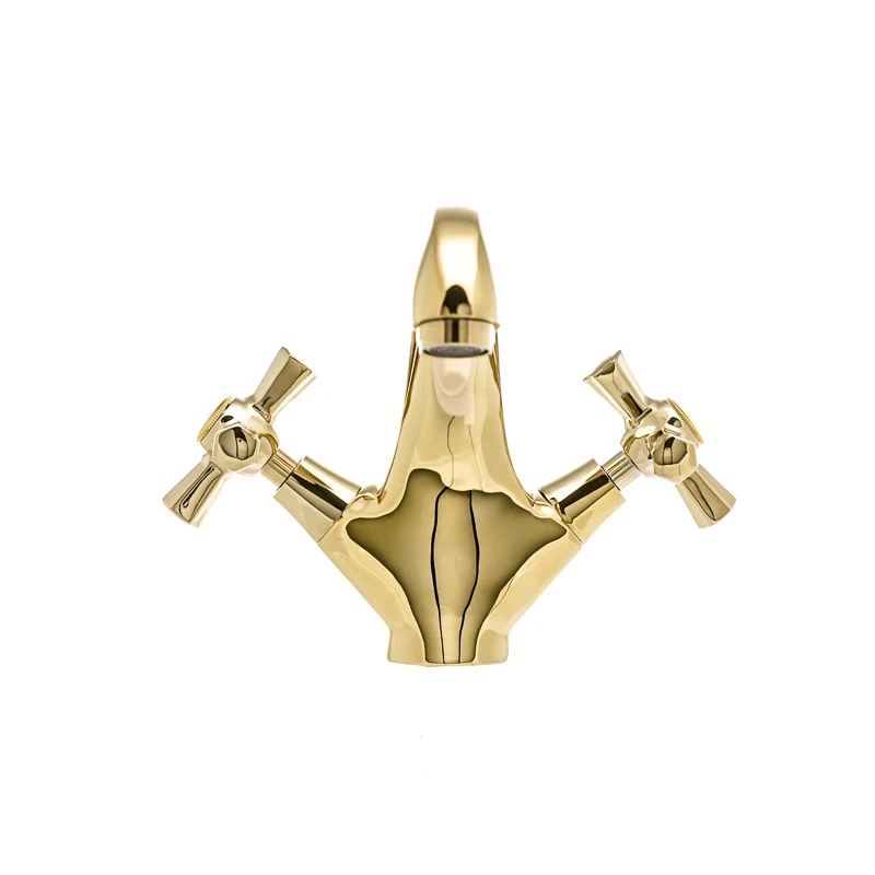 Змішувач для умивальника Mixxus Premium Retro Gold-161 (MI5848)