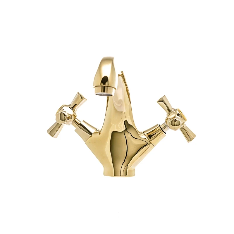 Змішувач для умивальника Mixxus Premium Retro Gold-161 (MI5848)