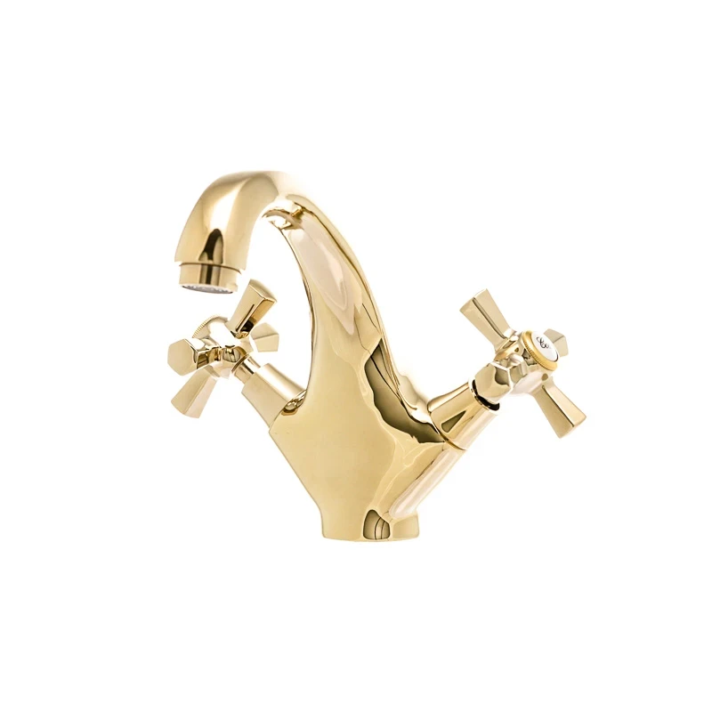 Змішувач для умивальника Mixxus Premium Retro Gold-161 (MI5848)