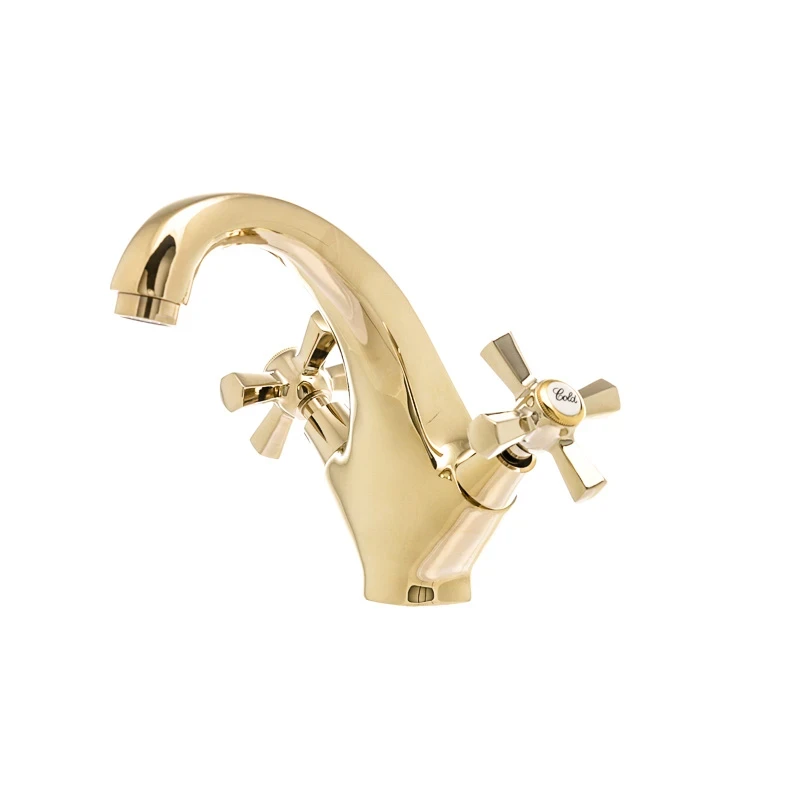 Змішувач для умивальника Mixxus Premium Retro Gold-161 (MI5848)