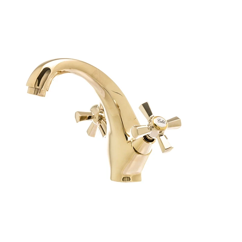 Змішувач для умивальника Mixxus Premium Retro Gold-161 (MI5848)