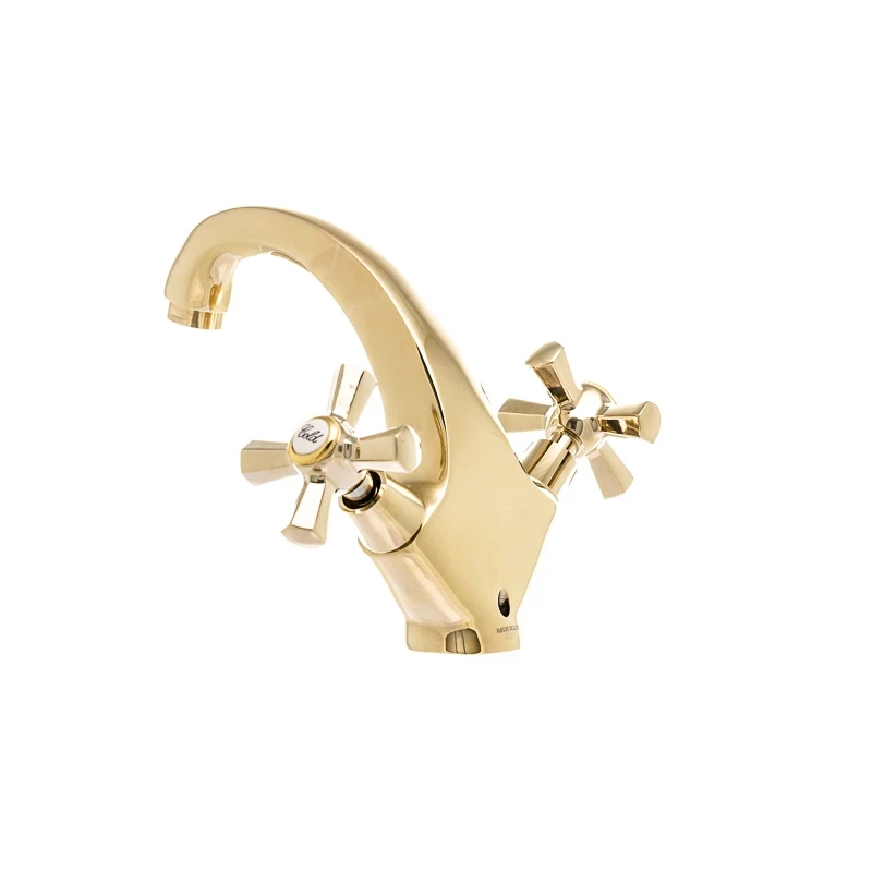 Змішувач для умивальника Mixxus Premium Retro Gold-161 (MI5848)