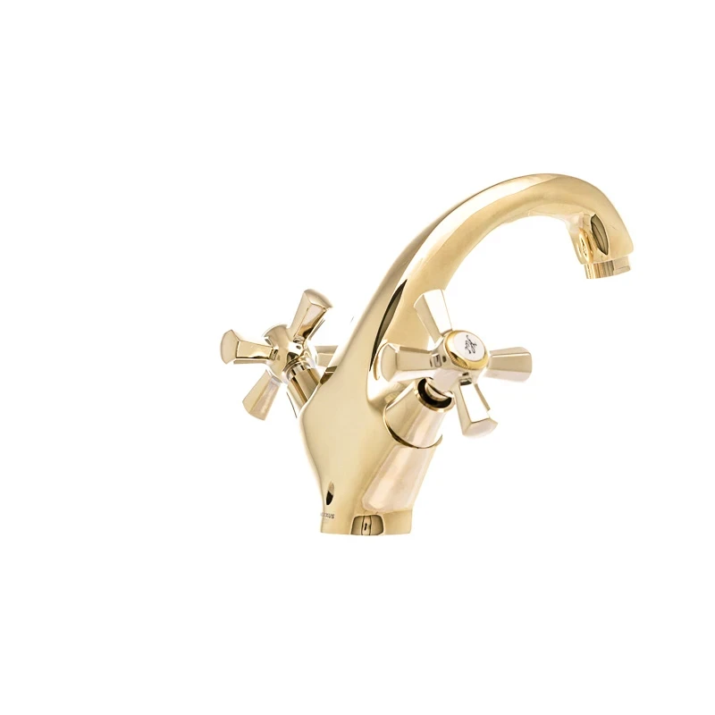 Змішувач для умивальника Mixxus Premium Retro Gold-161 (MI5848)
