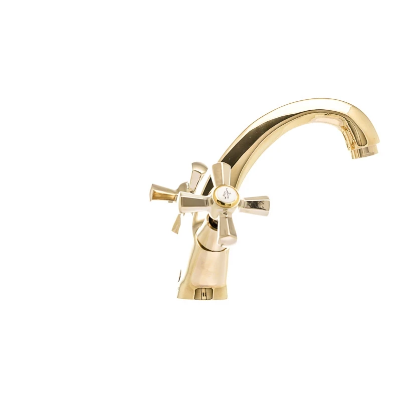 Змішувач для умивальника Mixxus Premium Retro Gold-161 (MI5848)