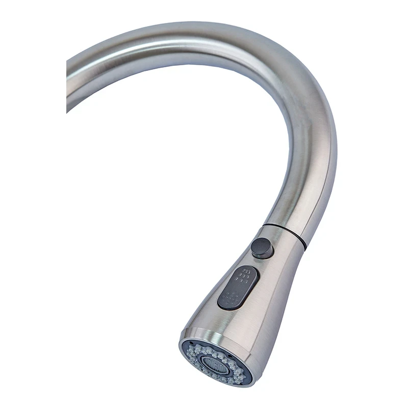 Змішувач для кухні сенсорний з висувною лійкою Mixxus LUX-014 Sensor (нерж. сталь) (MI6230)