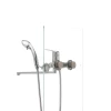 Смеситель для ванны Haiba Magic 006 с серой ручкой (HB0692)