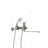 Смеситель для ванны Haiba Magic 006 с серой ручкой (HB0692)