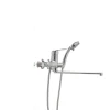 Смеситель для ванны Haiba Magic 006 с серой ручкой (HB0692)