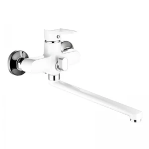 Смеситель для ванны Mixxus Elba 006 (EURO) WHITE (MI6588)