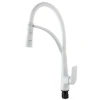 Смеситель для кухни Plamix Lucas-017 SET White REFL.White с подводом (PM0716)