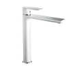 Смеситель для умывальника HAIBA ALEX 001 HIGH WHITE-CHROME (HB9564)
