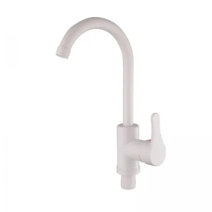 Смеситель для кухни Plamix Diego-011 White (без подвода) (PM0657)