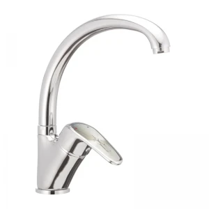Смеситель для кухни Haiba Magic 777 с серой ручкой (HB0678)