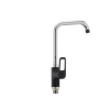 Кухонный смеситель черный Mixxus Nevada 014-G (MX0019)