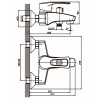 Змішувач для ванни Haiba Germes 009 (HB0141)