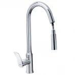 Смеситель для кухни Haiba Bolero 014 с выдвижной лейкой (HB9591)