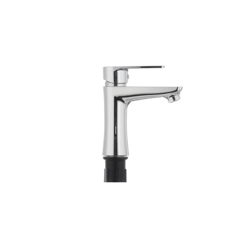 Змішувач для умивальника Plamix Oscar-001 Chrome (без підводки) (PM0023)