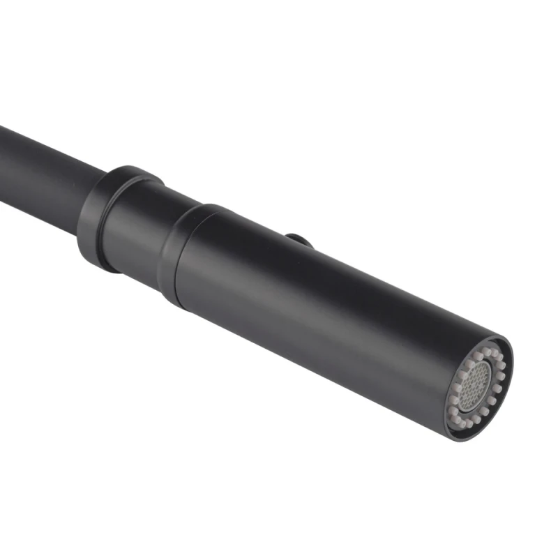 Смеситель для кухни Koer KI-70026-05 с черным силиконовым изливом (KR5210)