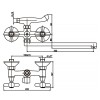 Змішувач для ванни Haiba Dominox 140 (HB0064)