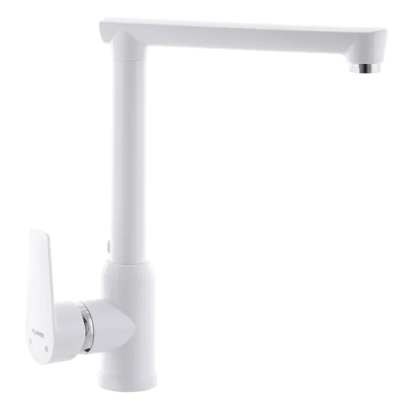 Смеситель для кухни Plamix Mario-017 White (без подводки) (PM0557)