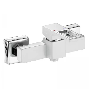 Змішувач для душової кабіни Mixxus Premium DANTE 003 White-Chrome (MI6793)