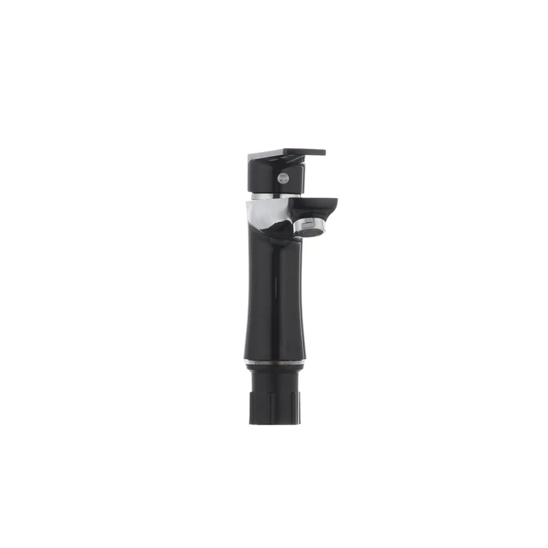 Змішувач для умивальника Plamix Oscar-001 Black (без підводки) (PM0024)