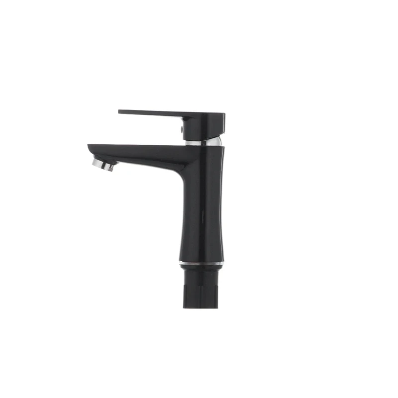 Змішувач для умивальника Plamix Oscar-001 Black (без підводки) (PM0024)
