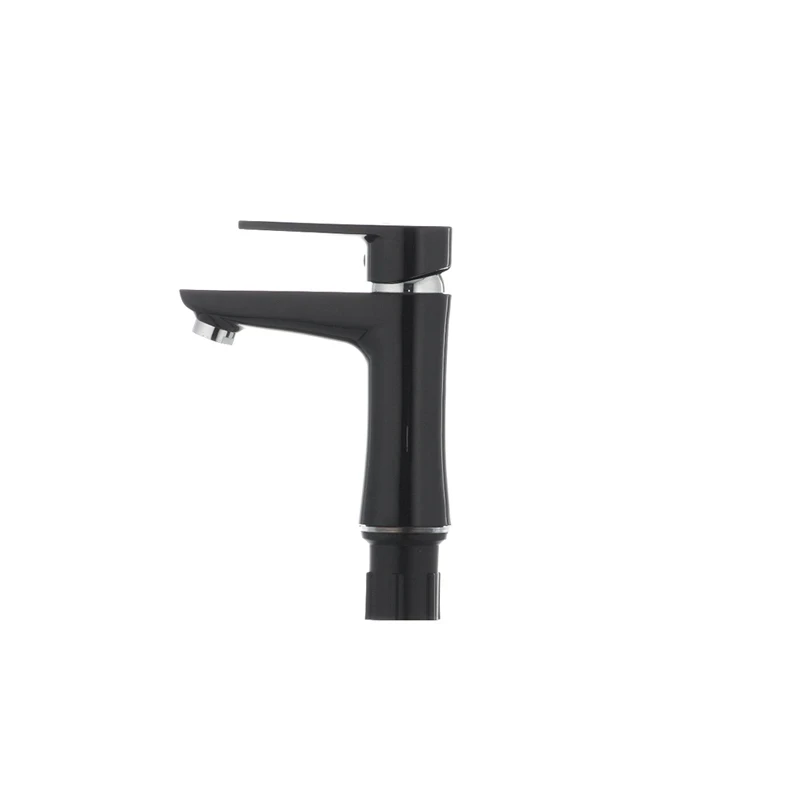 Змішувач для умивальника Plamix Oscar-001 Black (без підводки) (PM0024)