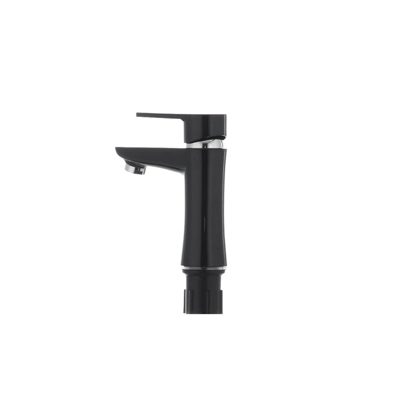 Змішувач для умивальника Plamix Oscar-001 Black (без підводки) (PM0024)