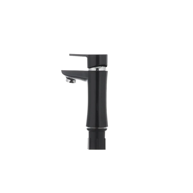 Змішувач для умивальника Plamix Oscar-001 Black (без підводки) (PM0024)