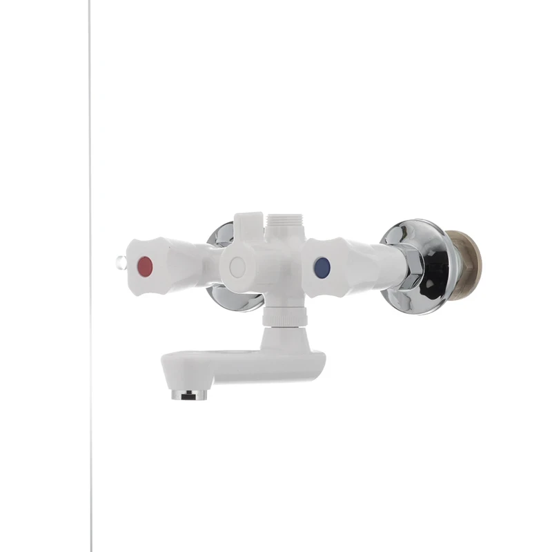 Змішувач для ванни Plamix Omega-142 білий (без шланга і лійки) (PM0021)