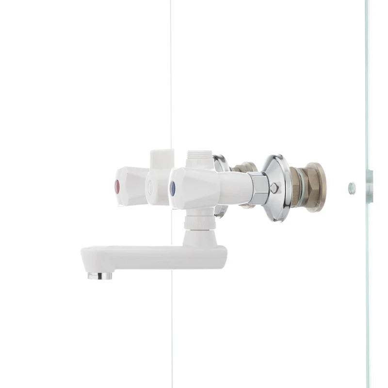 Змішувач для ванни Plamix Omega-142 білий (без шланга і лійки) (PM0021)