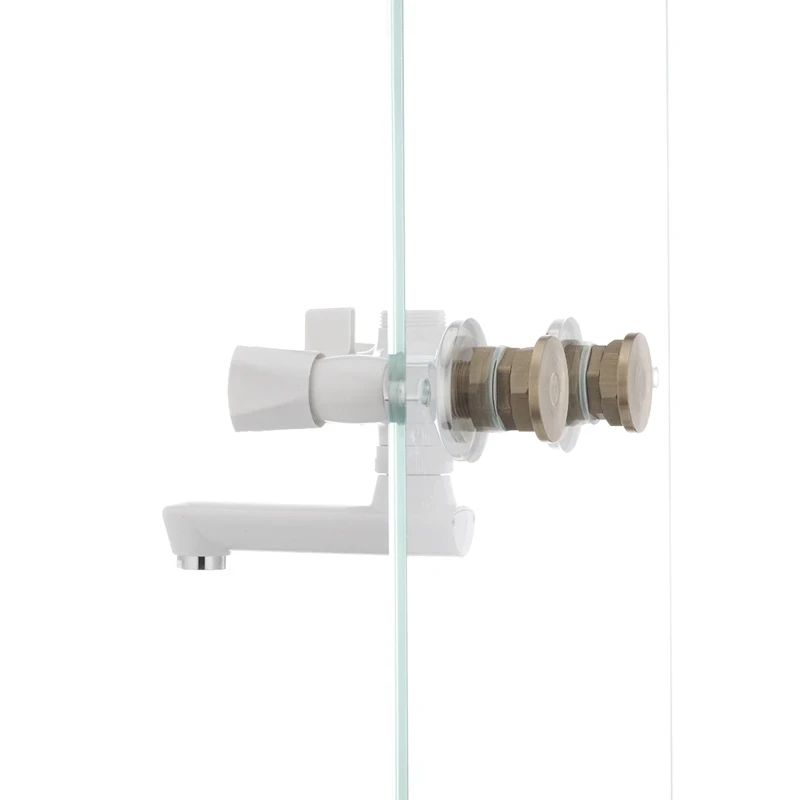 Змішувач для ванни Plamix Omega-142 білий (без шланга і лійки) (PM0021)