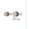 Смеситель для ванны Plamix Omega-142 белый (без шланга и лейки) (PM0021)