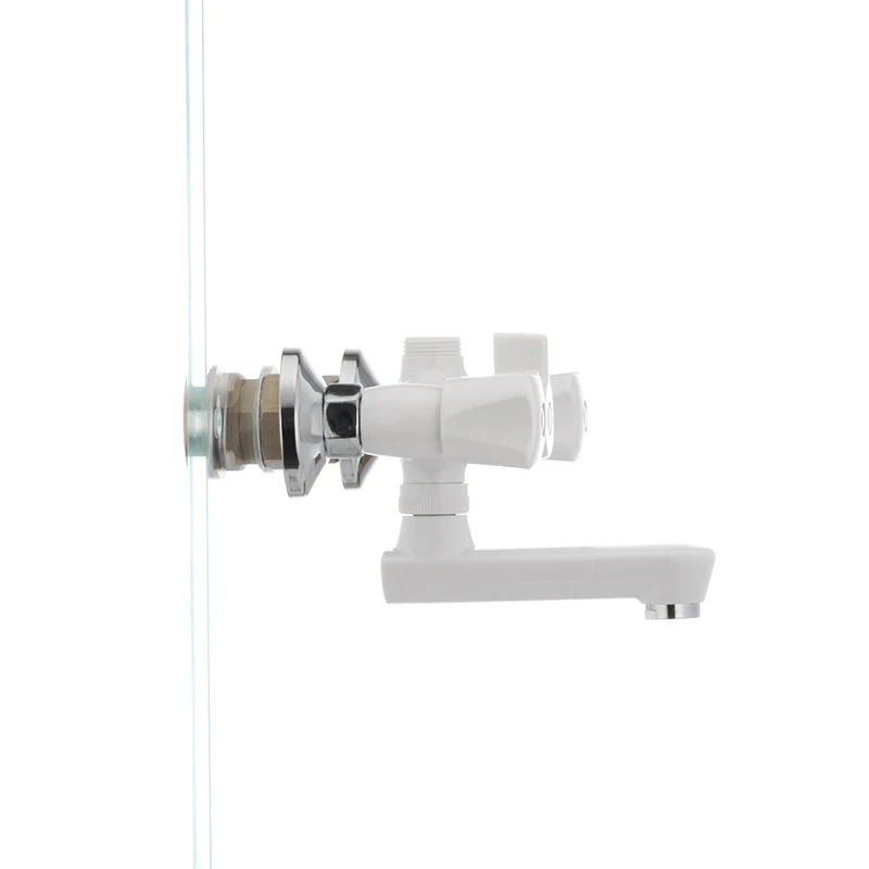 Змішувач для ванни Plamix Omega-142 білий (без шланга і лійки) (PM0021)