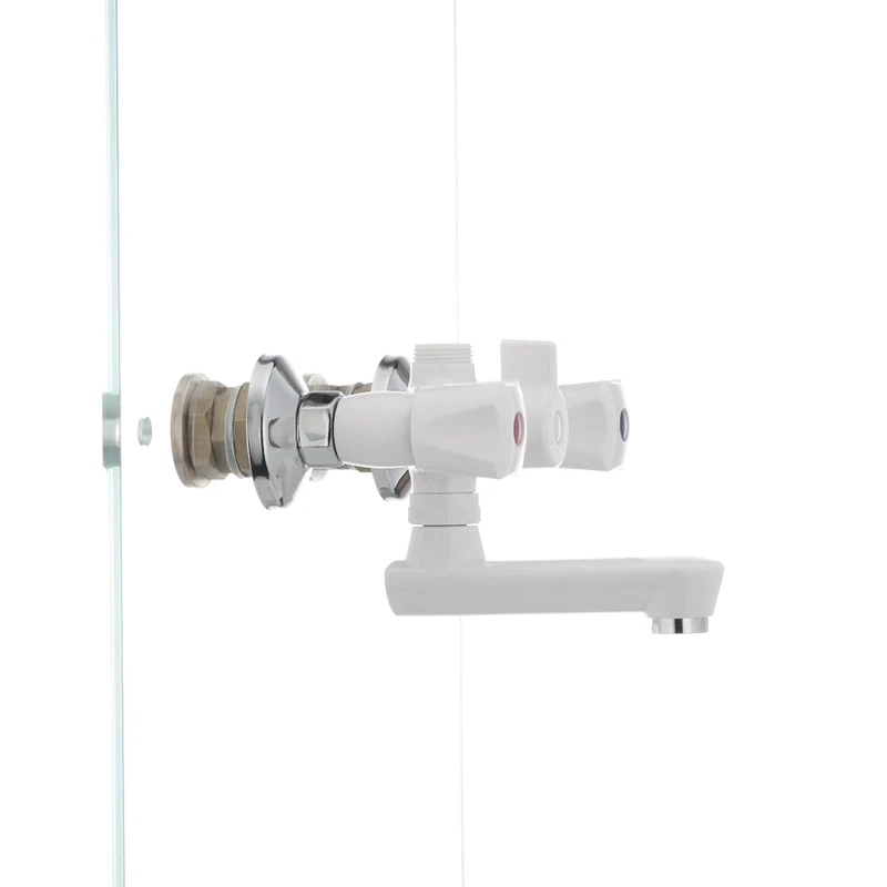 Змішувач для ванни Plamix Omega-142 білий (без шланга і лійки) (PM0021)