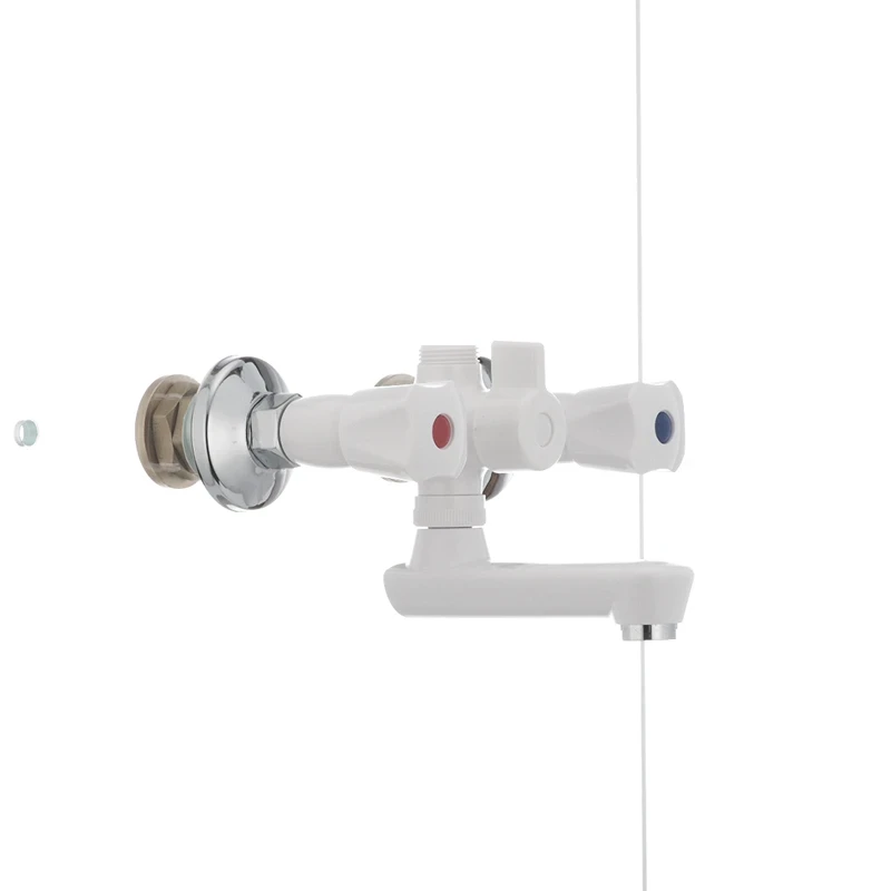 Змішувач для ванни Plamix Omega-142 білий (без шланга і лійки) (PM0021)