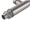 Кухонный смеситель с силиконовым изливом KOER KI-70005-02 (нерж. сталь) (KR3388)