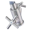 Кухонный смеситель с силиконовым изливом Mixxus DVE-011 Refl.Gray (нерж. сталь) (MI6081)