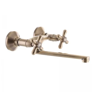 Смеситель для кухни Haiba Dominox 361 бронзовый (HB0092)