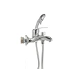 Смеситель для ванны Haiba Magic 009 с красной ручкой (HB0698)