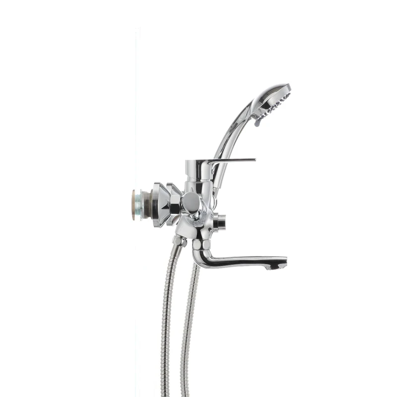 Змішувач для ванни Mixxus Premium PUSH Chr-009 (перекл. кнопкою) (MI1664)