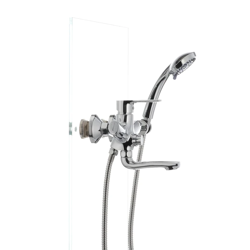 Змішувач для ванни Mixxus Premium PUSH Chr-009 (перекл. кнопкою) (MI1664)