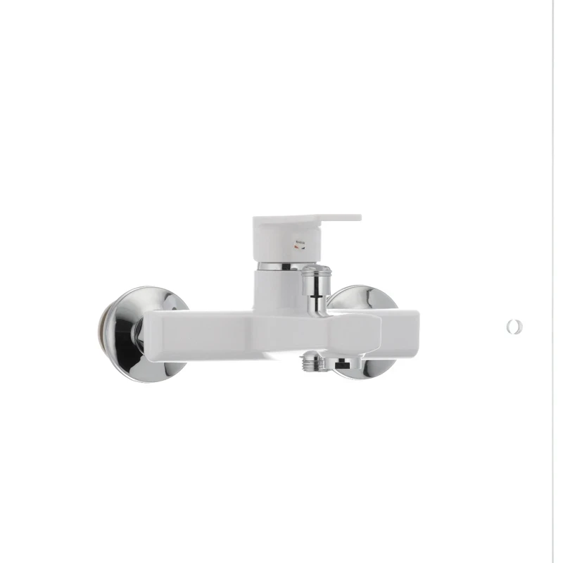 Змішувач для ванни Plamix Oscar-009 White (без шланга і лійки) (PM0025)